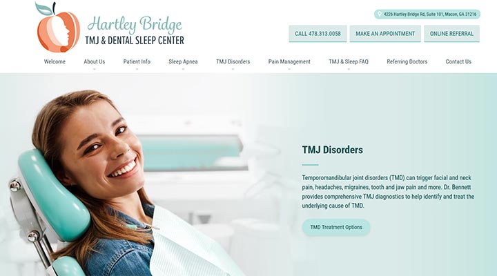 hartley bridge TMJ and dental sleep center of macon georgia